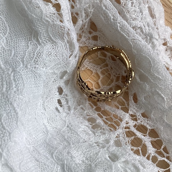 Vintage Park Lane 1960’s Gold Regency Filagree Ring With Original Box Size 6 - Picture 8 of 10